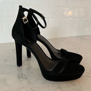NWOT Michael Kors Black Strap Heel